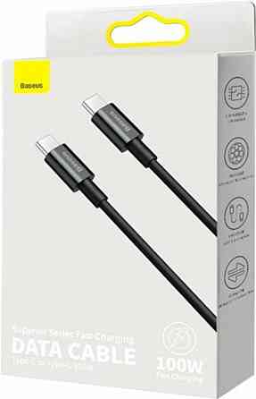 Кабель Baseus Superior Series Fast Charging Data Cable Type-C to Type-C 100W 2m Black Київ