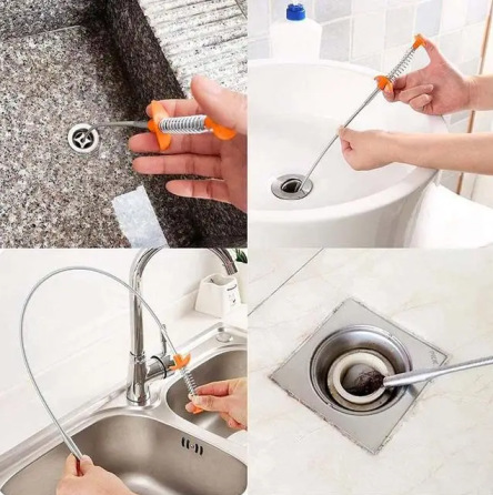 Крючок | Грабер для чистки труб тросик CLEANING HOOK (захват для СТО), 0.6м, телескопический зажим 6 Киев