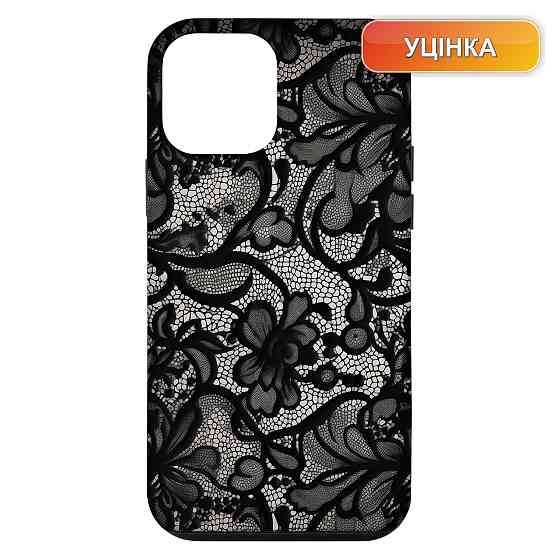 Чохол накладка для iPhone 12 Mini Lace Artful Visions вінтажний чорний прозора спинка полікарбонат PC TPU протиударний Київ