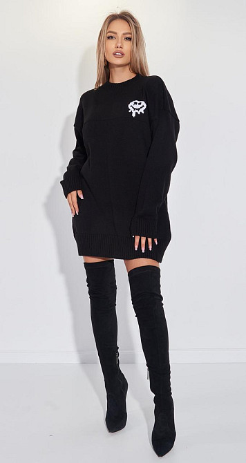 Светр туніка з написом (42-46) Київ - фото 1