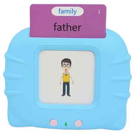 Учебные карточки Монтессори для изучения английского голубой Київ