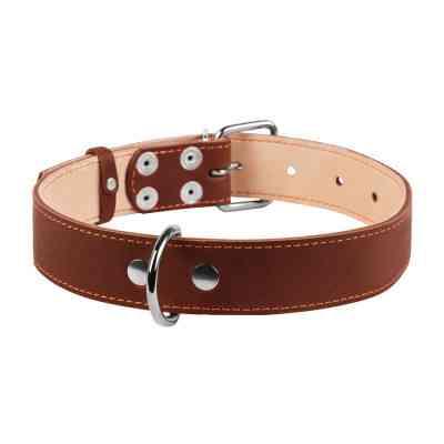 Нашийник для тварин Collar подвійний Ш 35 мм Д 48-63 см коричневий (02796) Вінниця
