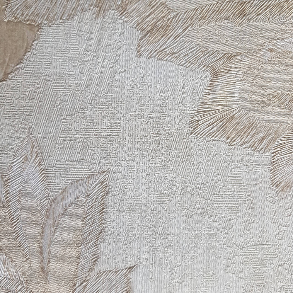 Шпалери метрові вінілові на флізелін 24 Carati Cristiana Masi листя великі золотом сріблом на сірому Київ - фото 3