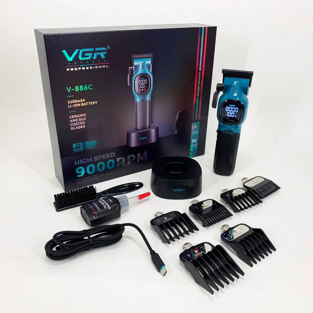 Машинка для стрижки волос с различными насадками, Многофункциональный триммер для стрижки волос и тела GU-34 Львов - изображение 8