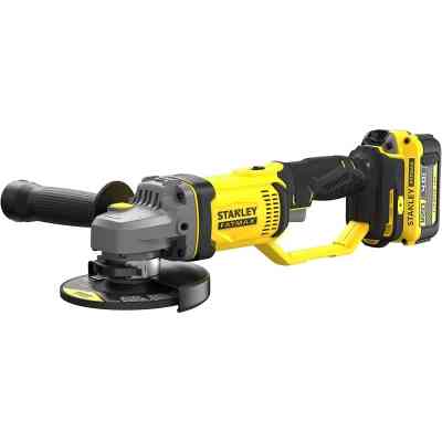 Шлифовальная машина Stanley FatMax, Li-Ion 18V, 2x4Ah, 9000 об/мин, d=125 мм, 2.66кг, кейс (SFMCG400M2K) Винница