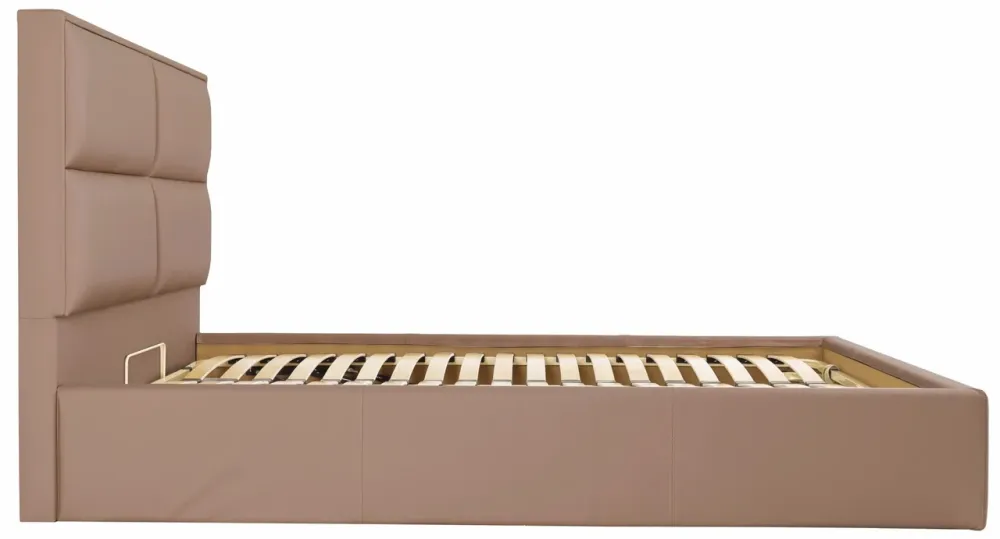 Кровать Двуспальная Sheffield Comfort 160 х 190 см Fly 2213 С подъемным механизмом и нишей для белья Светло-коричневый Киев - изображение 4