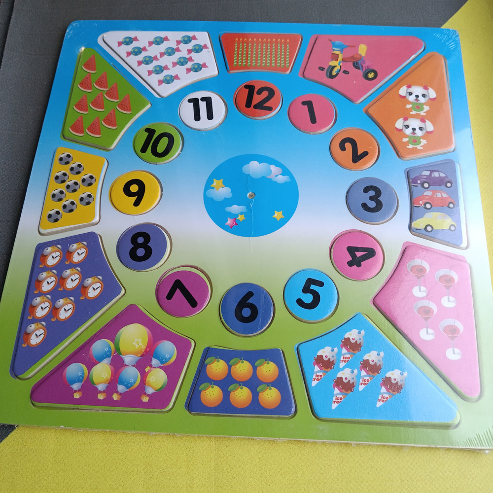 Мульти-пазл деревянные часы Киев - изображение 1