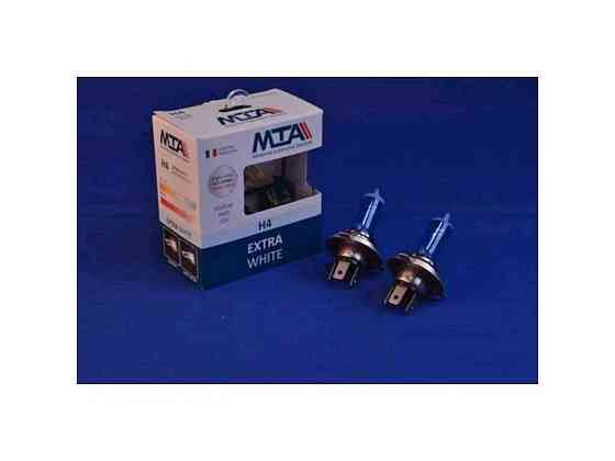 Автомобiльна лампа 12V H4 60/55W P43T EXTRA WHITE (2шт) ТМ MTA Київ