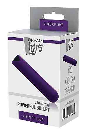 Перезаряжаемая вибропуля Dream Toys Vibes of Love фиолетовая Sex Aura Киев