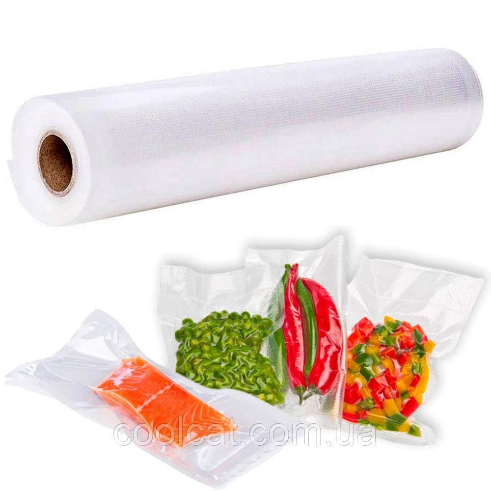 Вакуумні пакети для їжі 5 м х 30 см / Рифлені пакети для вакууматора / Пакети вакуумні Київ - фото 4