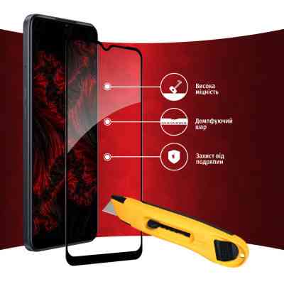 Скло захисне Intaleo Full Glue Oppo A77 (1283126546334) Вінниця