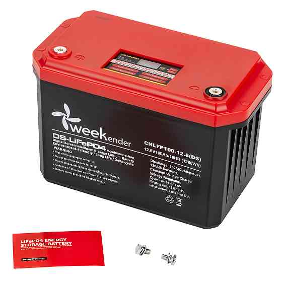 Літій ферумний акумулятор з дисплеєм Weekender IP66 100-12.8(DS) Київ