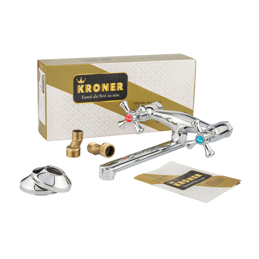 Змішувач для кухні настінний Kroner KRM Rhein - C040 Київ - фото 7