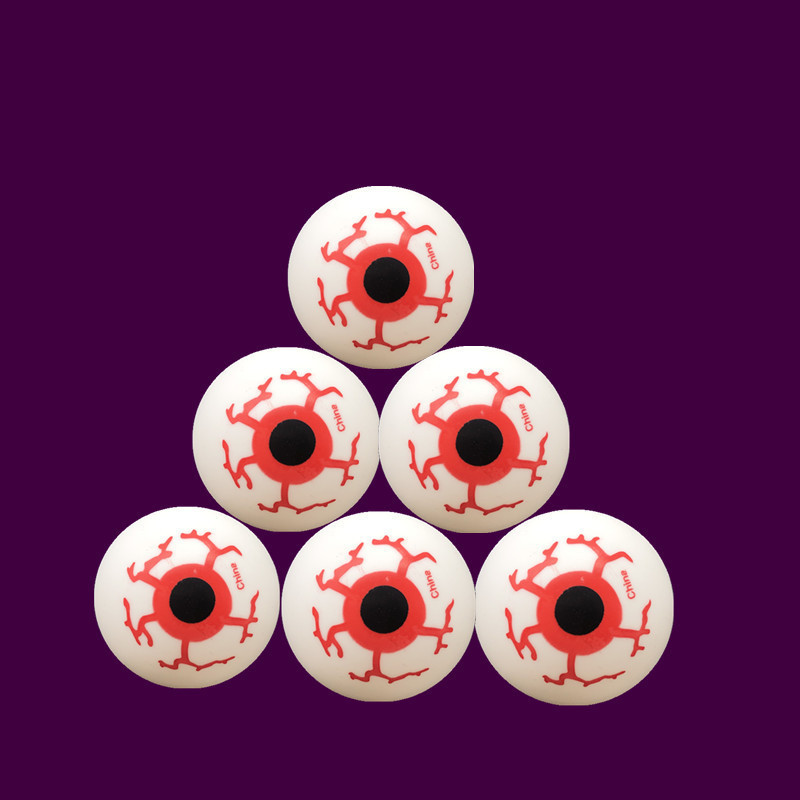 Искусственные глаза на Хэллоуин декор 6 штук 32 мм разноцветный Киев - изображение 1