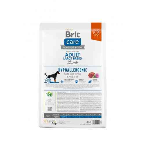 Корм сухой Brit Care Dog Hypoallergenic Adult Large Breed для взрослых собак больших пород с ягненком 3 кг Киев