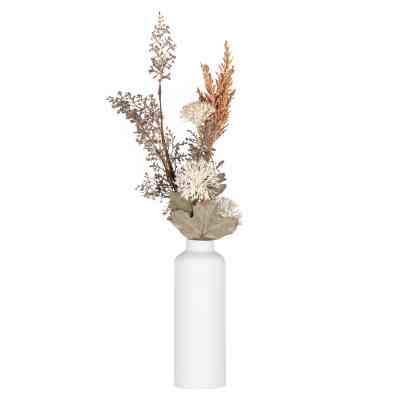Ваза Ardesto Liguria, 8х22.7см, порцеляна, білий (AR3803W) Винница