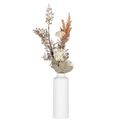 Ваза Ardesto Liguria, 8х22.7см, порцеляна, білий (AR3803W) Вінниця - фото 2