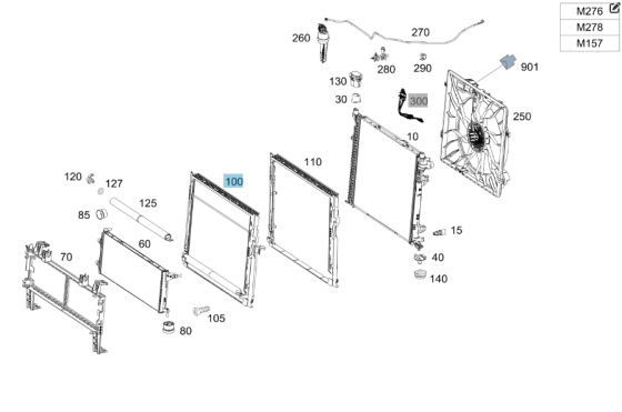 Mercedes-Benz  A0995000002 Радіатор кондиціонера ML/GLE W166 GLE Coupe C292 GL/GLS X166 Одеса