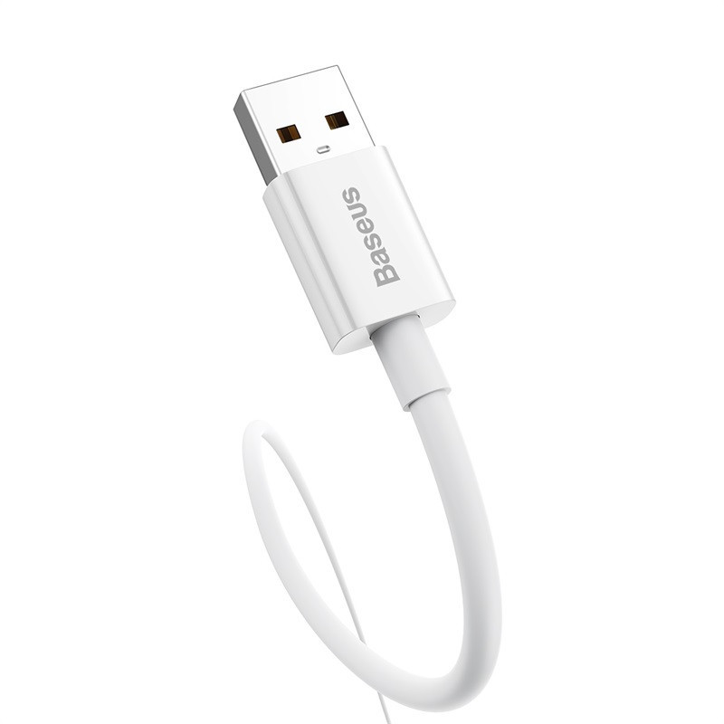 Кабель Baseus Superior Series Fast Charging Data Cable USB to Type-C 100W 2m Moon White Киев - изображение 4