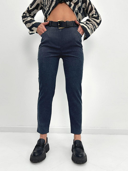 Классические вельветовые брюки Axel 48, Графит Киев - изображение 3