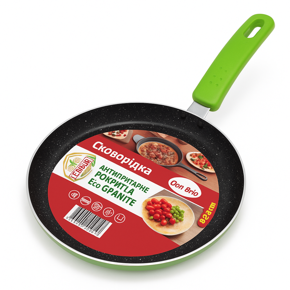 Зручна сковорідка для будинку Con, Пательня для кухаря, Алюмінієві пательні з антипригарним покриттям AU-70 Львів - фото 13