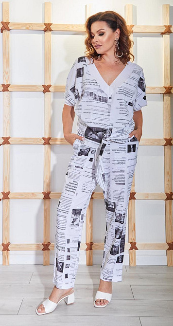 Стильний брючний костюм (48) Київ - фото 2