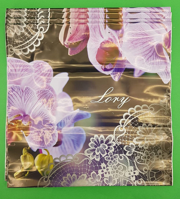 Полиэтиленовый пакет (40х40) с пластиковой ручкой  