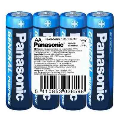Батарейка Panasonic AA R6 * 4 (R6BER/4P) Винница