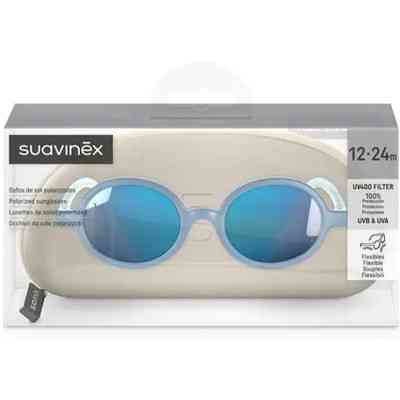 Дитячі сонцезахисні окуляри Suavinex кругла форма, 12-24 місяців, сині (308538) Вінниця