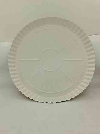 Паперова тарілка під піцу 370мм біла (100 шт) Харків