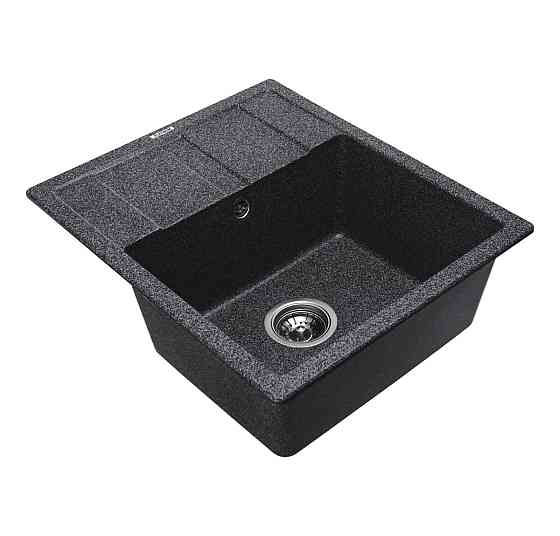 VALESO Комплект: Мийка ARIA 5851 графіт + Змішувач 56 B NESP графіт + Сифон 1041 Киев