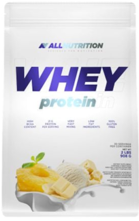 Протеин Allnutrition Whey Protein  900g White шоколад ананас Киев