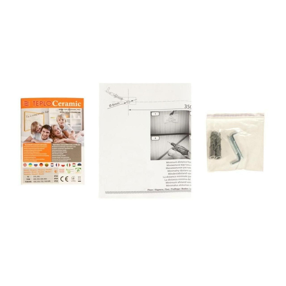 Нагрівач керамічний ТС395 (бежевий) 603х603х14 Київ - фото 4