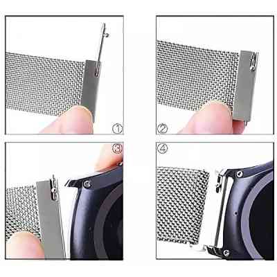 Ремешок для смарт-часов BeCover Milanese Style для Samsung Galaxy (20mm)/Watch 5/ Watch 4.../Gear S2 Classic/Gear Sport Rose Gol (707676) Винница