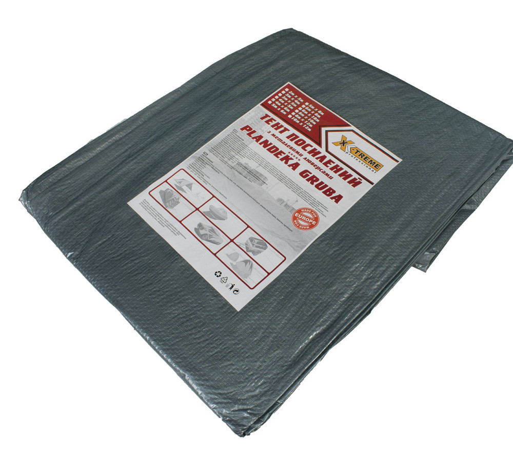 Тент 100г/м2  3х5м"Grey" тенти від дощу і снігу Дніпро - фото 1