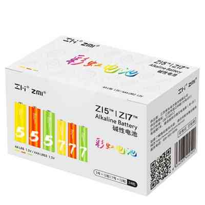 Батарейка ZMI AA ZI5 * 12 + AAA ZI7 * 12 Rainbow batteries set (Ф16358) Вінниця
