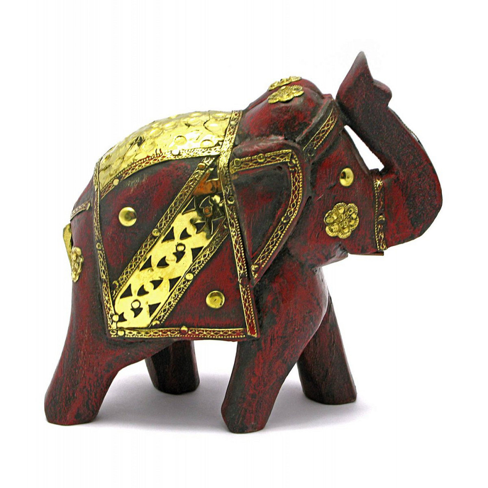 Статуетка дерев'яна з мідними вставками. Київ - фото 1