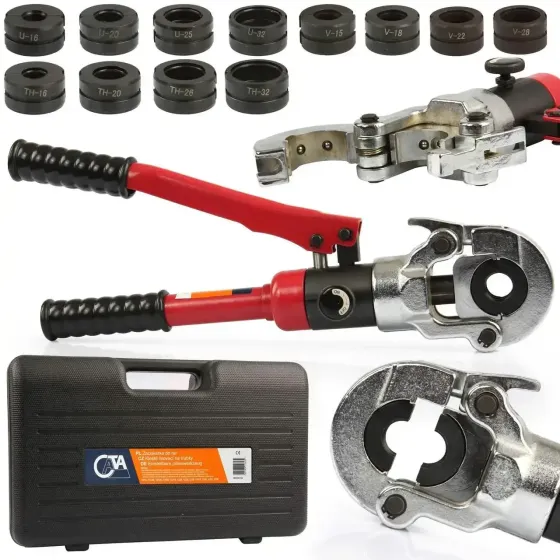 Прес-кліщі AL-FA AL55915C – монтажні гідроінструменти у кейсі Львів