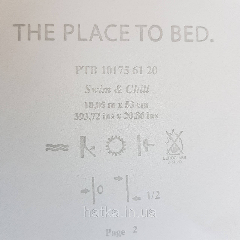 Шпалери вінілові на флізелін Caselio The Place to bed 0.53х10 м золота рибка чорна на темно синьому тлі Київ - фото 5