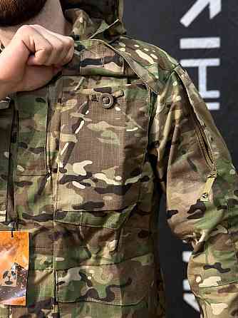 Тактична військова куртка чоловіча з капюшоном кишенями блискавкою вентиляцією і вологозахистом Львів