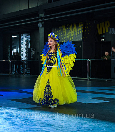 Жовта святкова сукня в патріотичних кольорах Кривой Рог - изображение 2