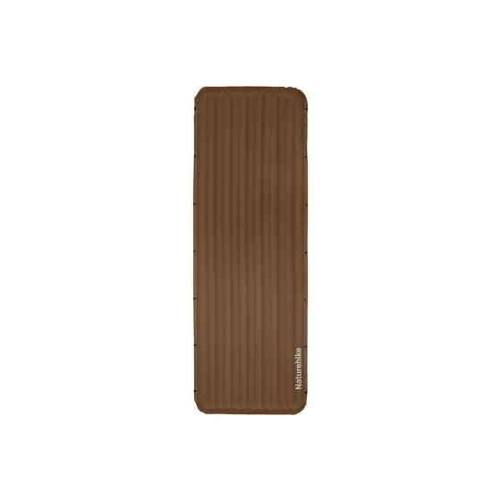 Матрац надувний одинарний Naturehike CNK2450WS034 (95 мм) з мішком для надування Коричневий Вінниця