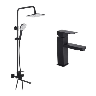 Душовий гарнітур Kroner Armada-SCH067 + змішувач Kubus-SCH010 (CVS30221) Вінниця - фото 1