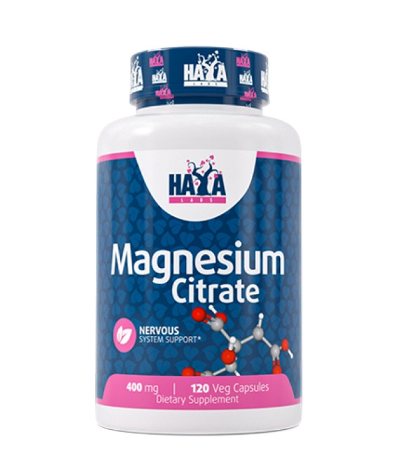 Цитрат магнію Haya Labs Magnesium Citrate 400 мг 120 капсул Луцьк - фото 1