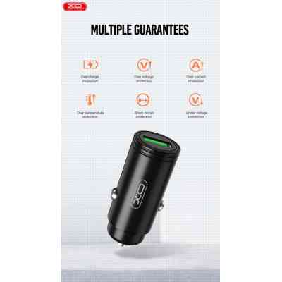 Зарядний пристрій XO USB QC3.0 black (CC39-BK) Вінниця
