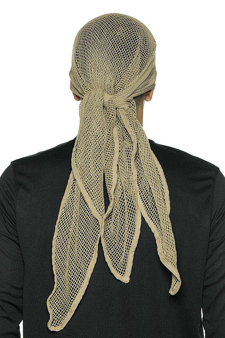 Шарф сетка маскировочный тактичный, военная шаль из треугольной сетки, Бежевый Каменец-Подольский - изображение 5