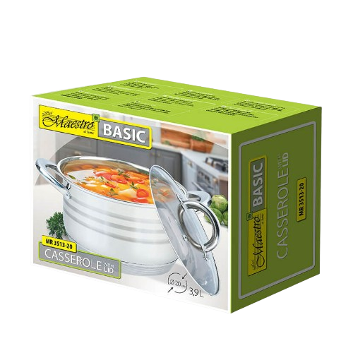 Каструля 3л d20см силіконові ручки MR-3513-20 Maestro Житомир - фото 6