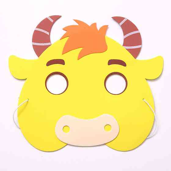 Маска дитяча Корова карнавальна one size різнобарвний Київ