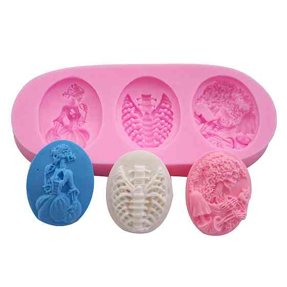 Молд силиконовый Хэллоуин 110 на 48 мм розовый Киев