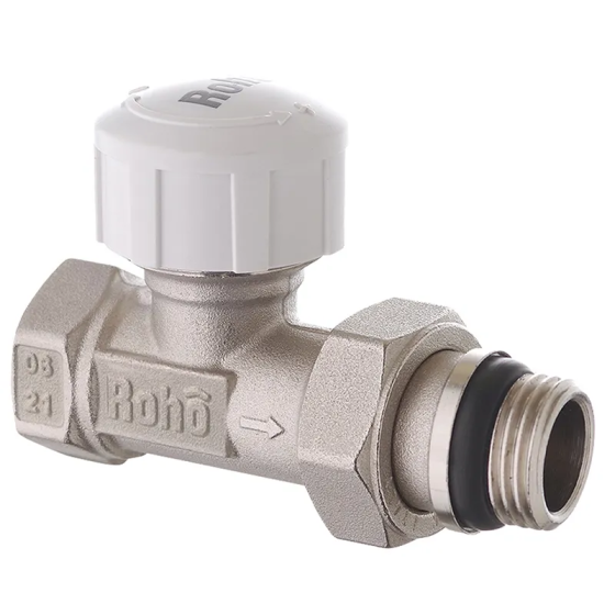 Кран радіаторний термостатичний Roho R5161-050 - 1/2"  прямий    ( RO0125 ) 24705 Харків
